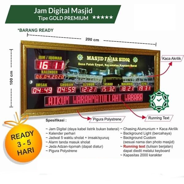 harga running text masjid jogja