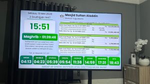Kenapa Jam digital masjid eror