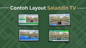 desain jam digital masjid