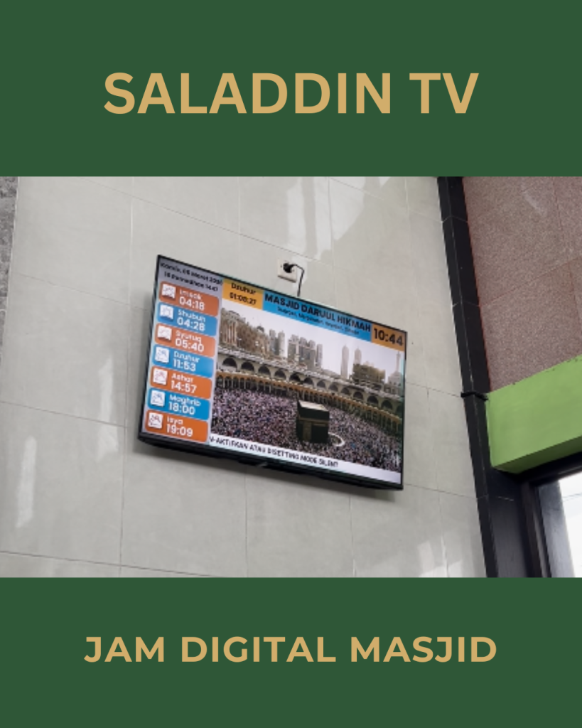 fungsi jam digital masjid